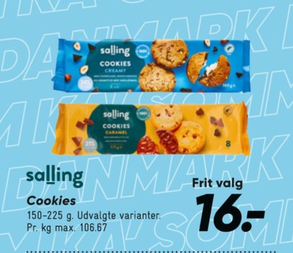 Salling, Cookies Caramel