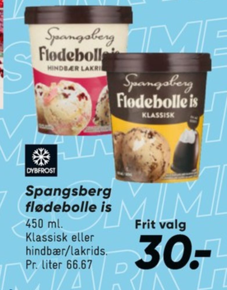 Spangsberg, Flødebolle is klassisk