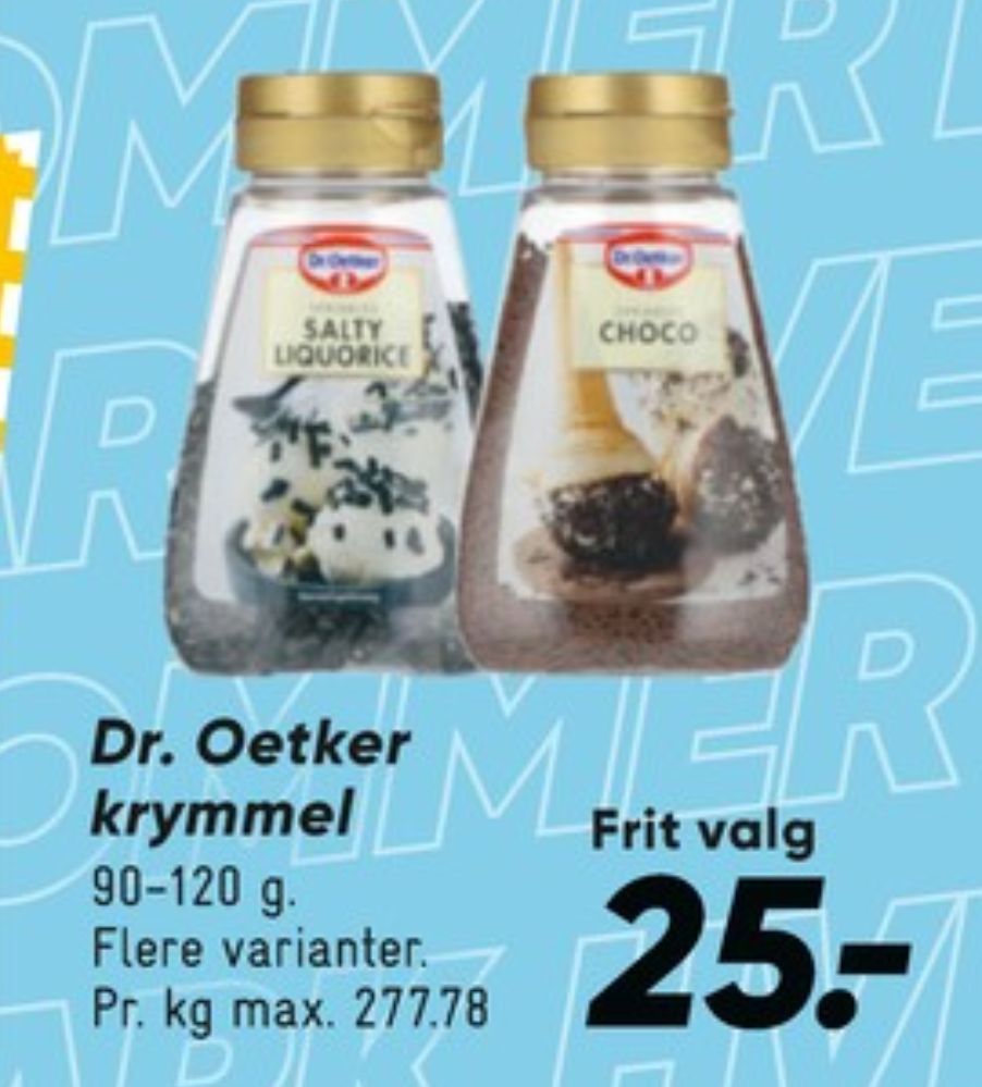 Dr Oetker, Krymmel