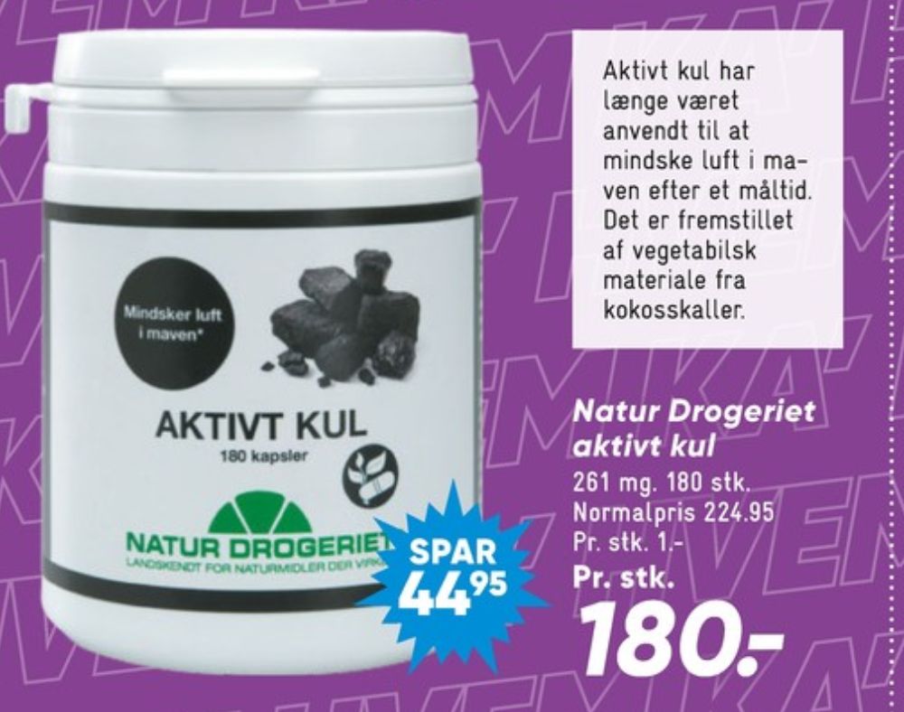 Natur Drogeriet, Kosttilskud