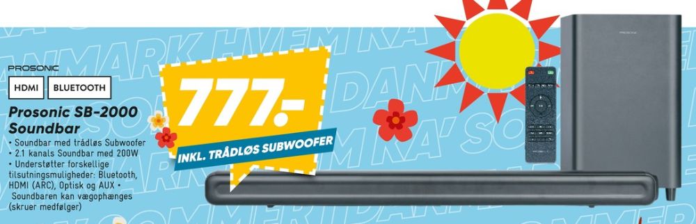 Prosonic, Soundbar