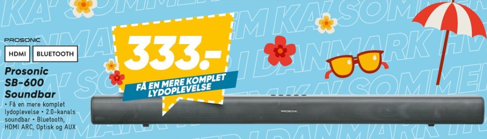 Prosonic, Soundbar