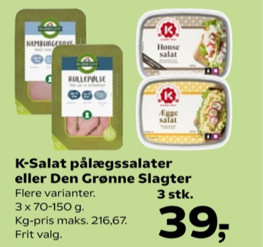 K-salat, Æggesalat