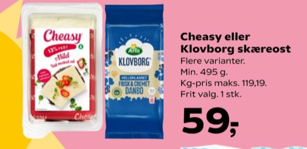 Klovborg, Skæreost Danbo Mellemlagret