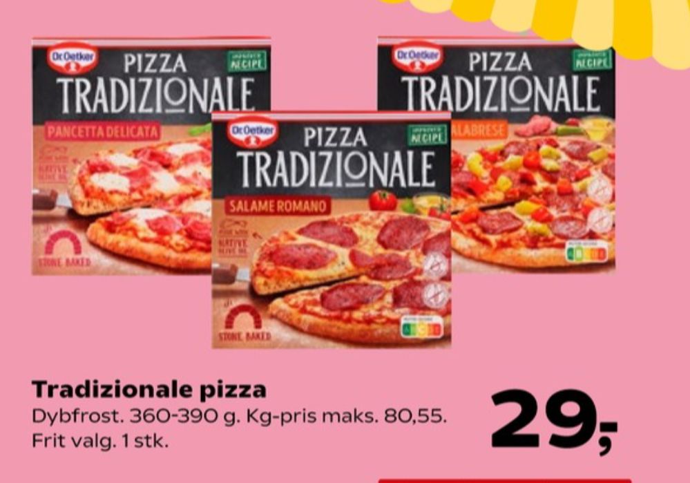 Tradizionale, Speciale Pizza