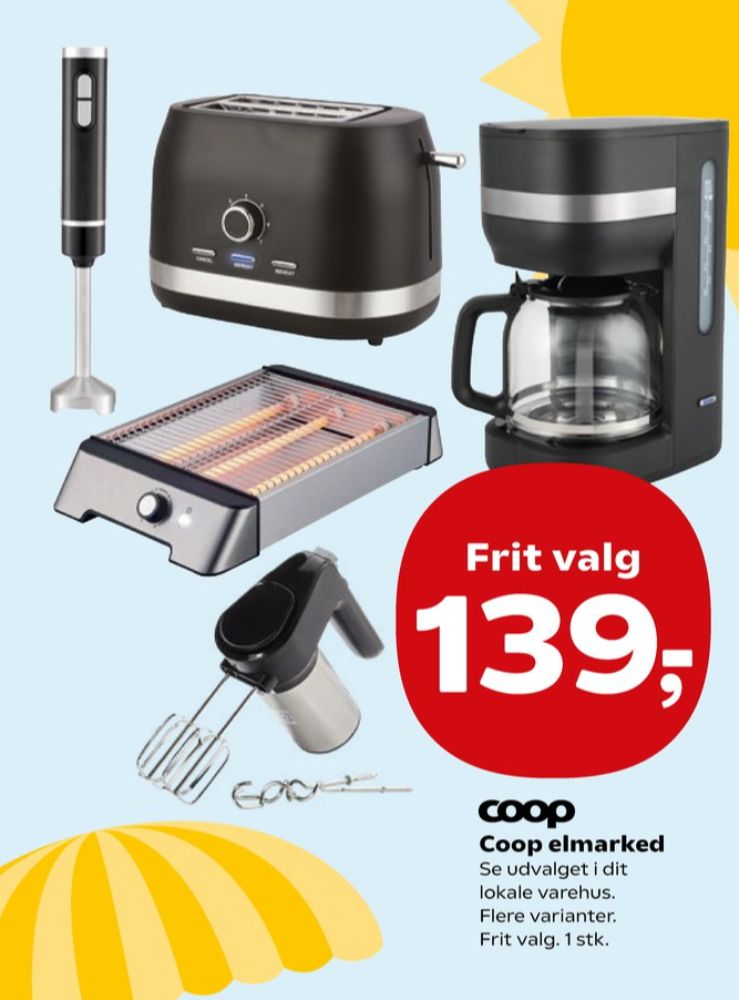 Coop, Kaffemaskine