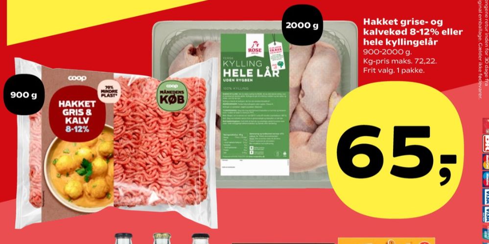 Coop, Hakket kalv og grisekød 8-12%