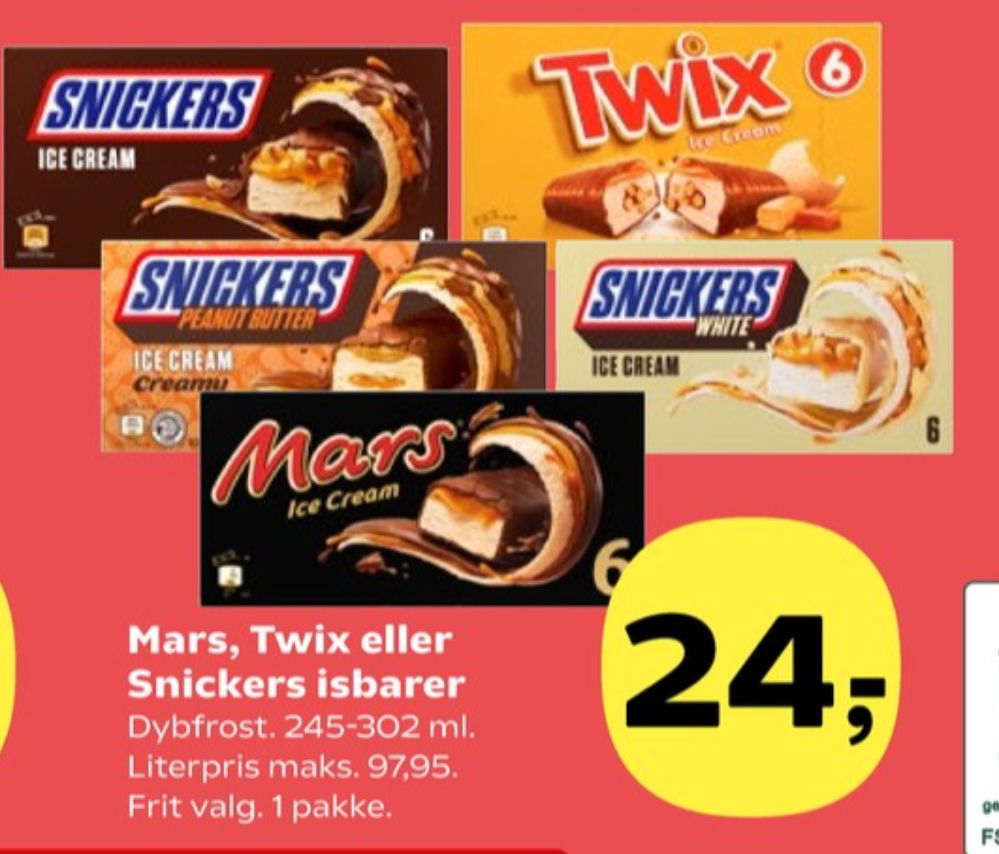 Snickers, Issnack Creame