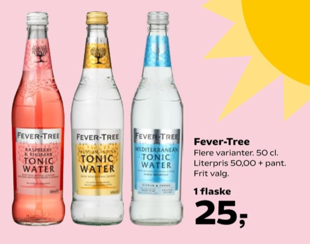 Fever-Tree, Raspberry & Rhubarb Tonic Water