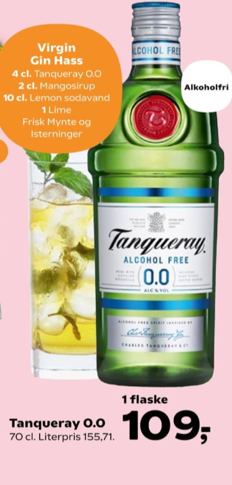 Tanqueray Alcohol Free 0,0, Gin