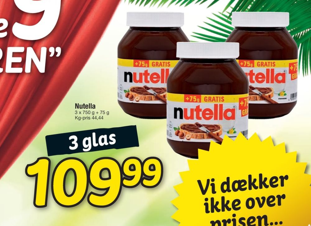 Nutella, Smørepålæg