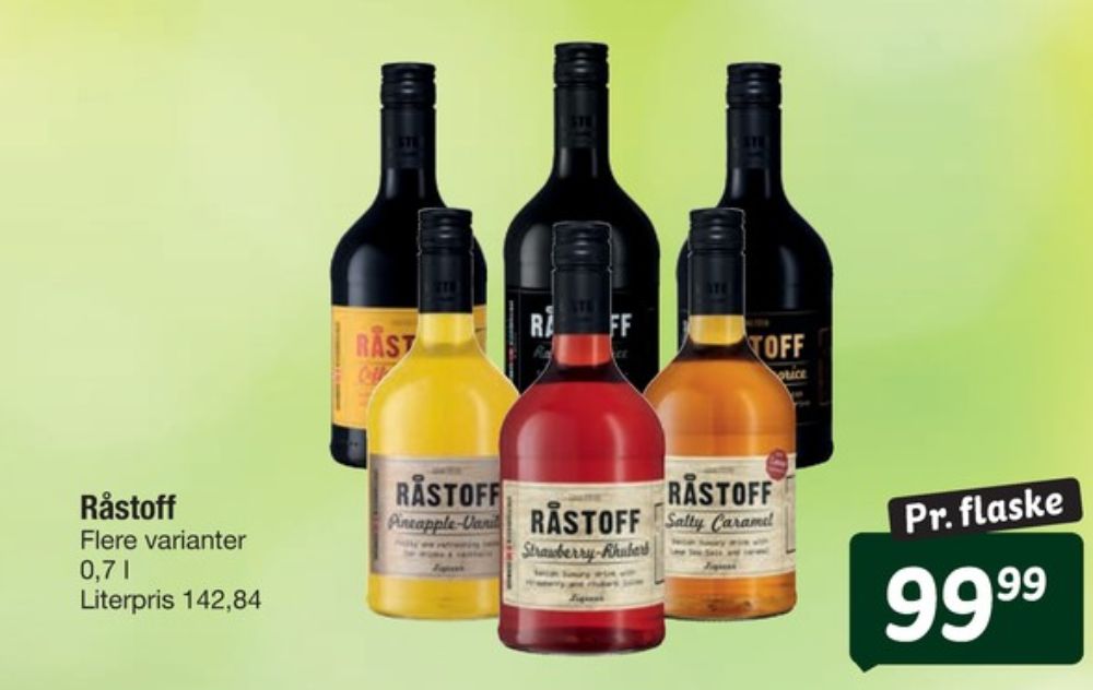 Råstoff Pure Liquorice, Shots