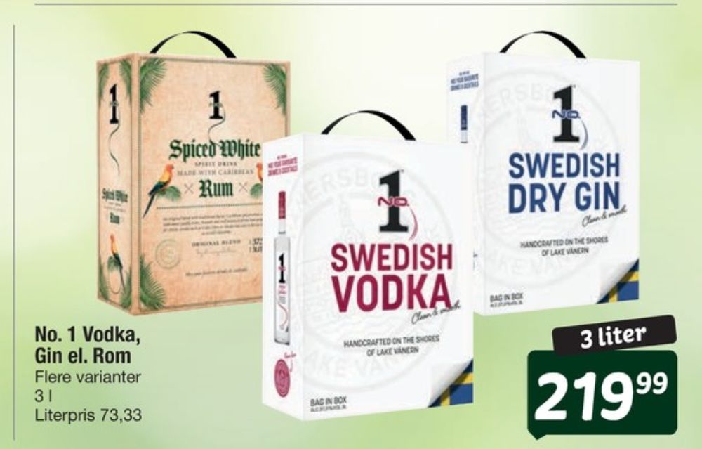 No.1, Vodka