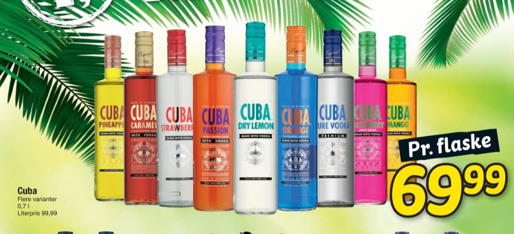 Cuba Pure Vodka, Vodka