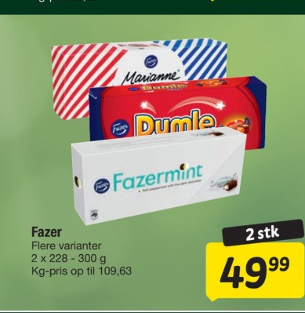 Dumle, Karameller
