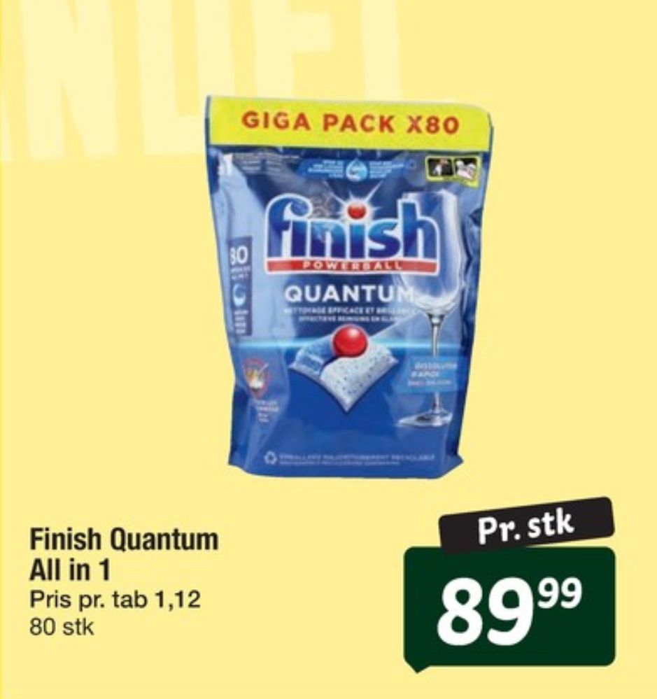 Finish, Maskinopvask-tabs