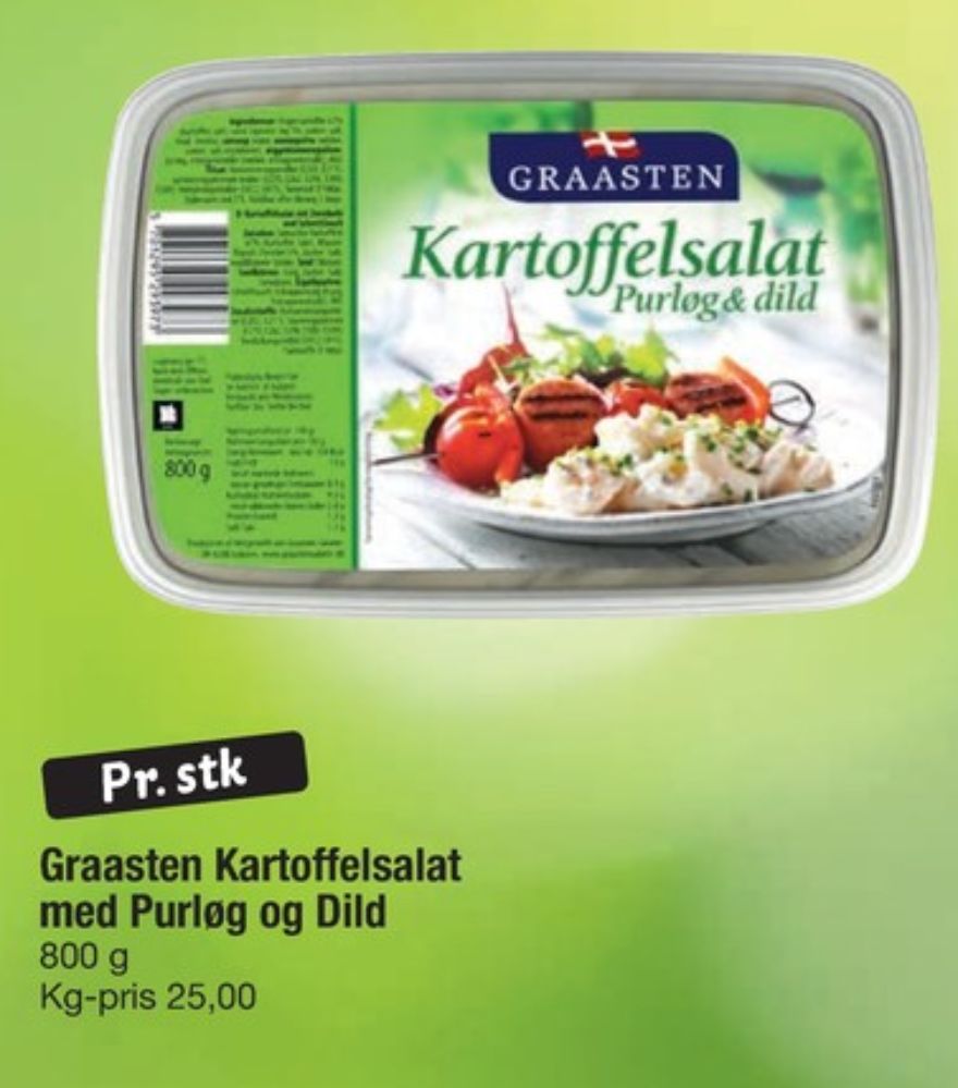 Graasten, Kartoffelsalat med Purløg og Dild