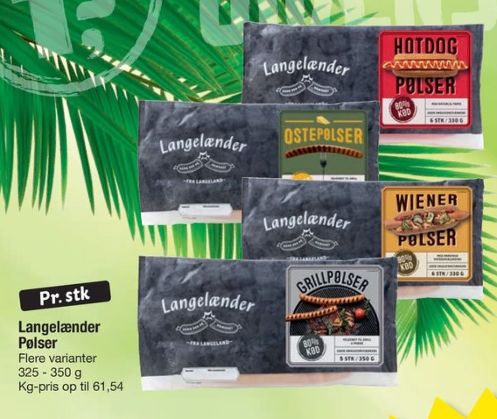 Langelænder, Wienerpølser