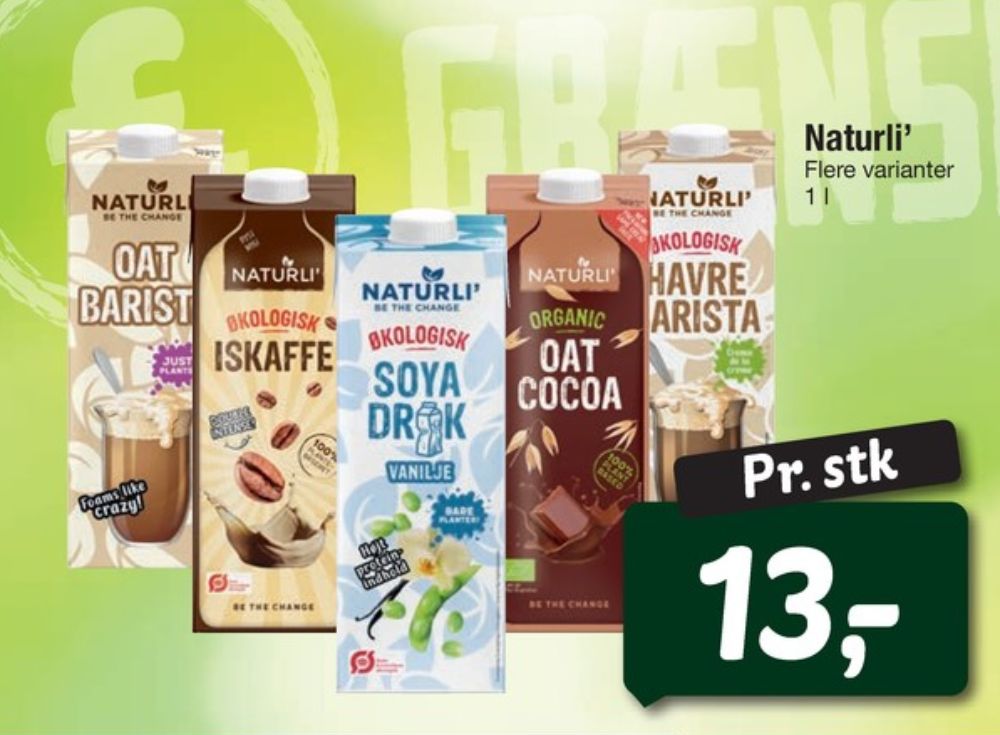 Naturli' Oat Barista, Havredrik