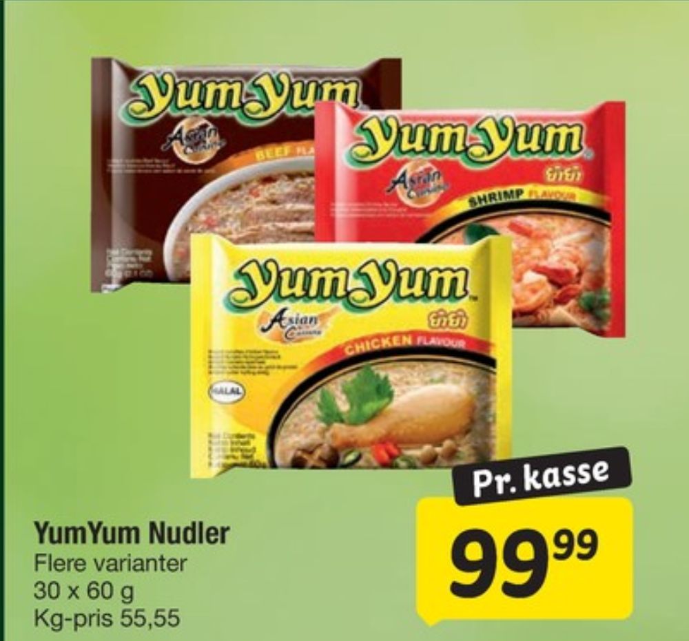Yum Yum, Nudler Shrimp