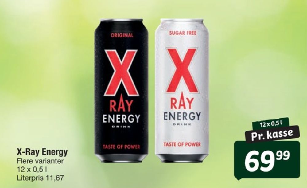 X-Ray, Energidrik 12 pk.