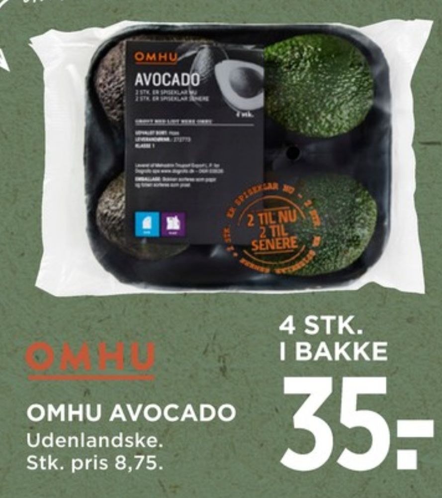 OMHU, Avocado