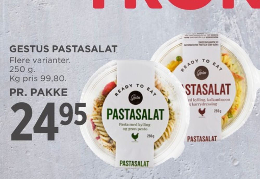 Gestus, Pastasalat