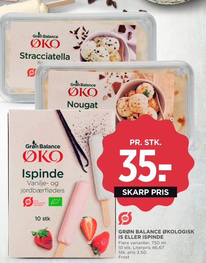 Grøn Balance, Vanilje- og jordbærfløde ispinde