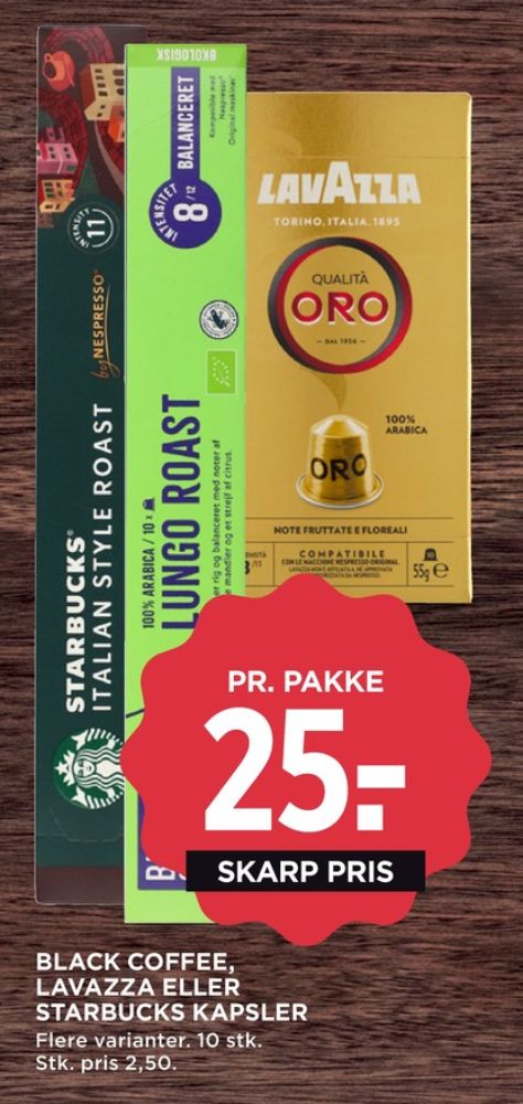 LavAzza Qualita Oro, Kaffekapsler