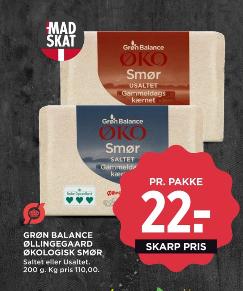 Grøn Balance Øllingegaard, Smør Saltet