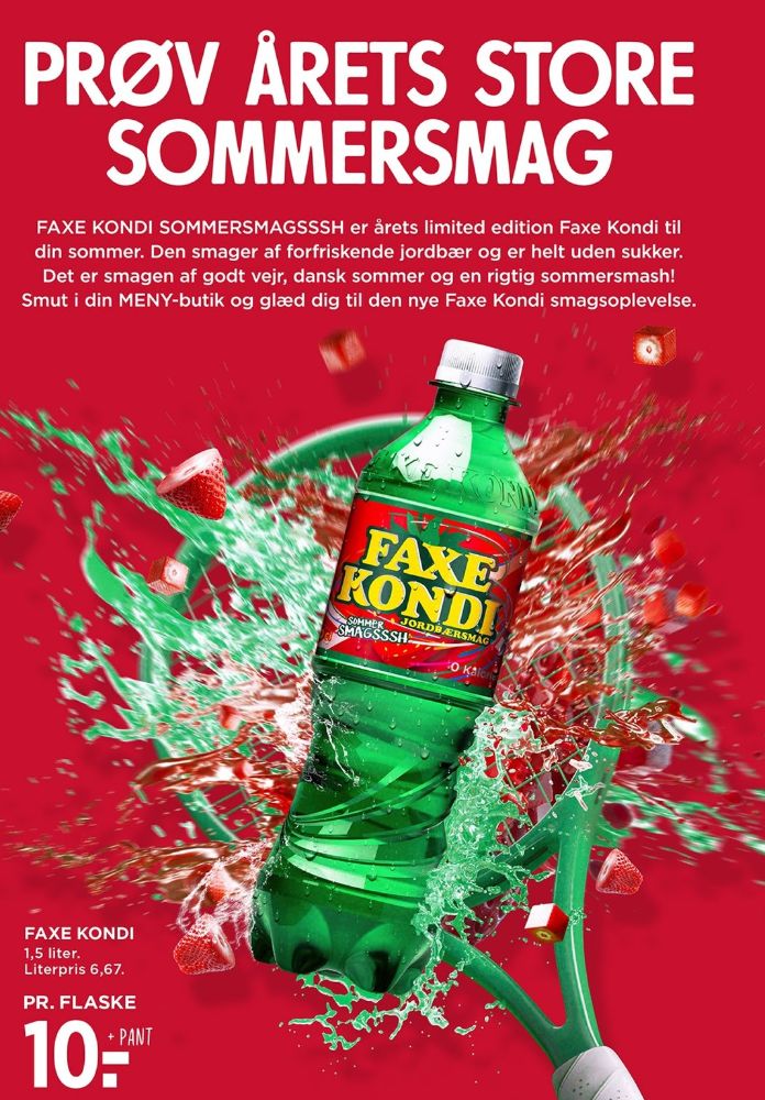 Faxe Kondi Jordbærsmag, Sportssodavand
