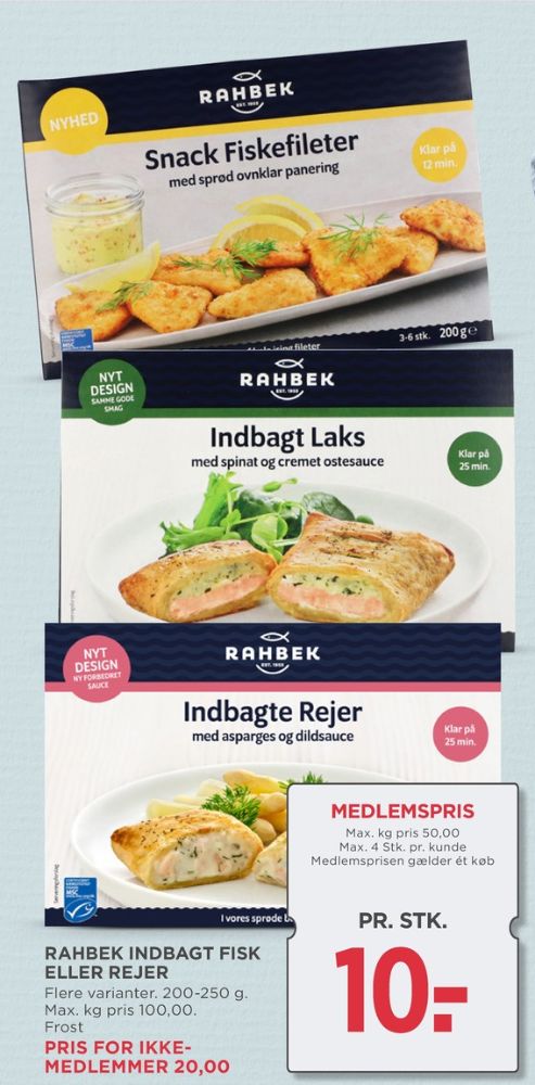 Rahbek, Snack Fiskefileter