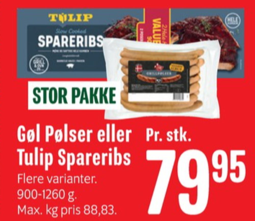 Gøl, Grillpølser