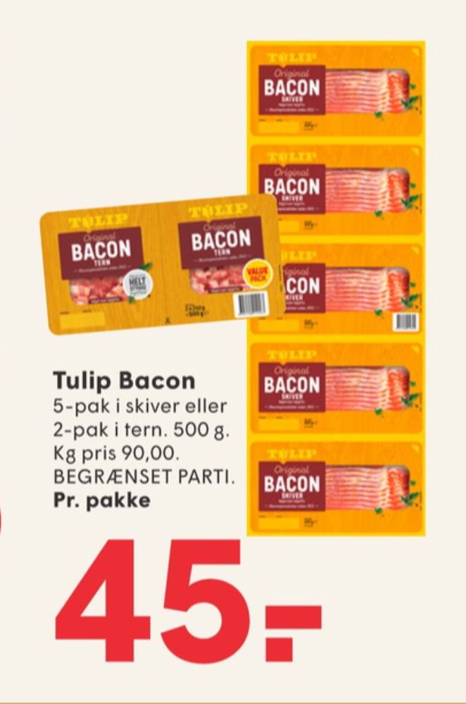 Tulip, Baconskiver