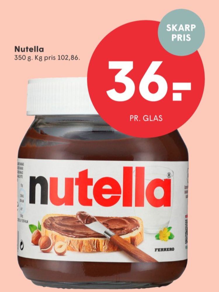 Nutella, Smørepålæg