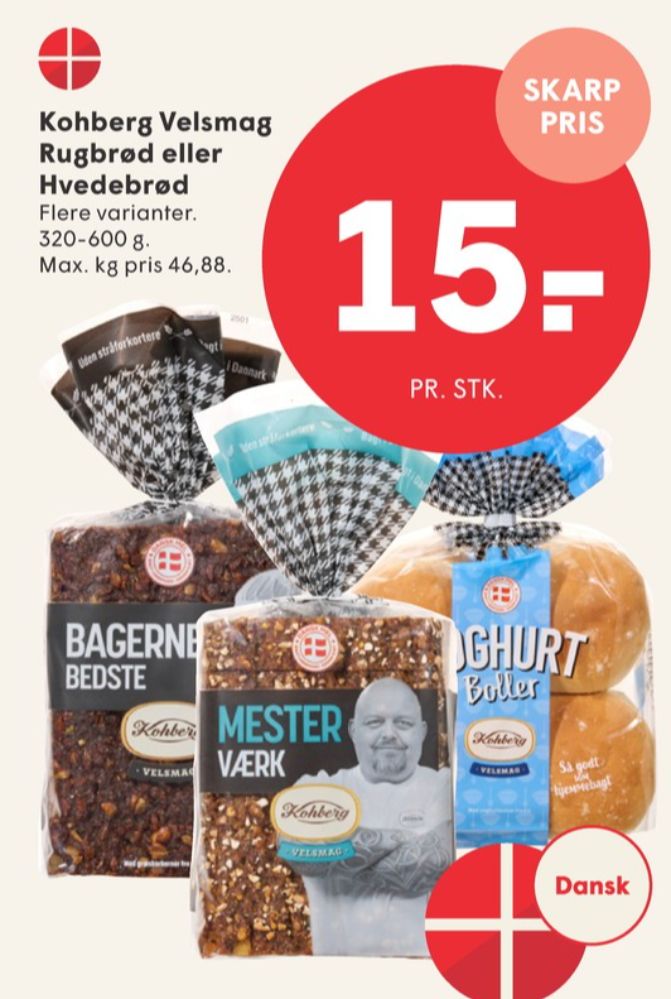 Kohberg Bagernes Bedste, Rugbrødsskiver