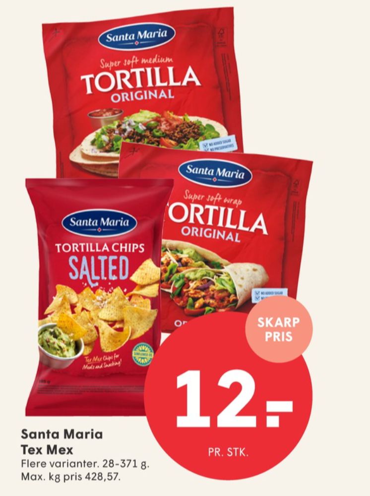 Santa Maria, Tortilla Chips Salted