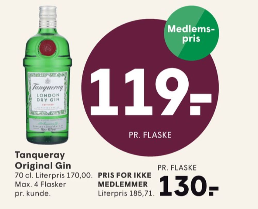 Tanqueray London Dry, Gin