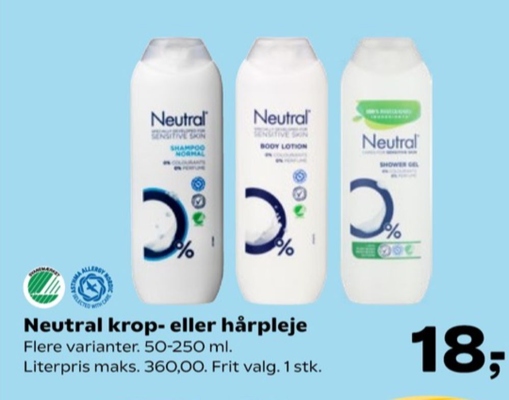 Neutral, Shampoo