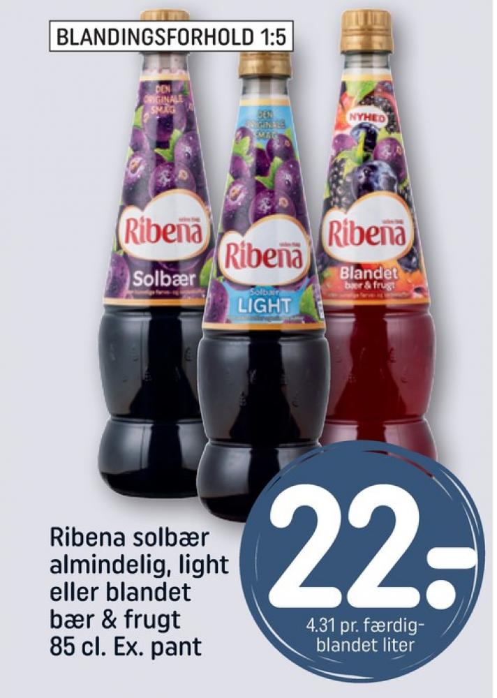 Ribena, Solbær Frugtsaft