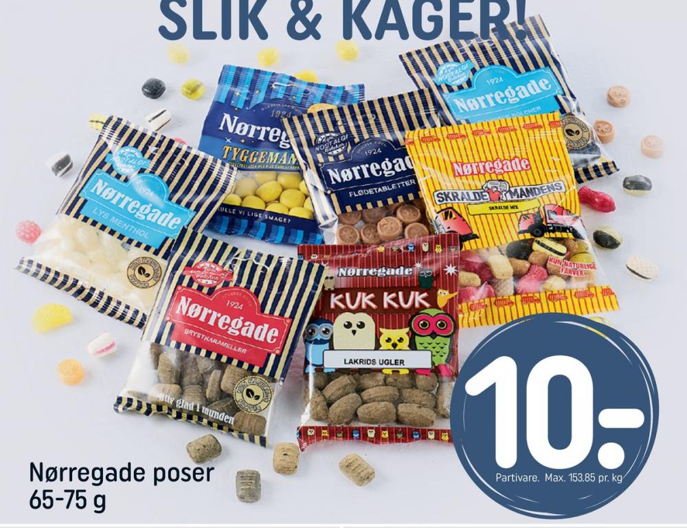Nørregade Blandede Bolcher, Bolsjer
