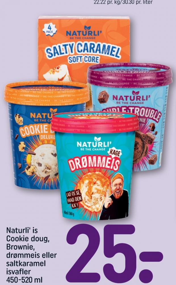 Naturli', Salty Caramel isvaffel