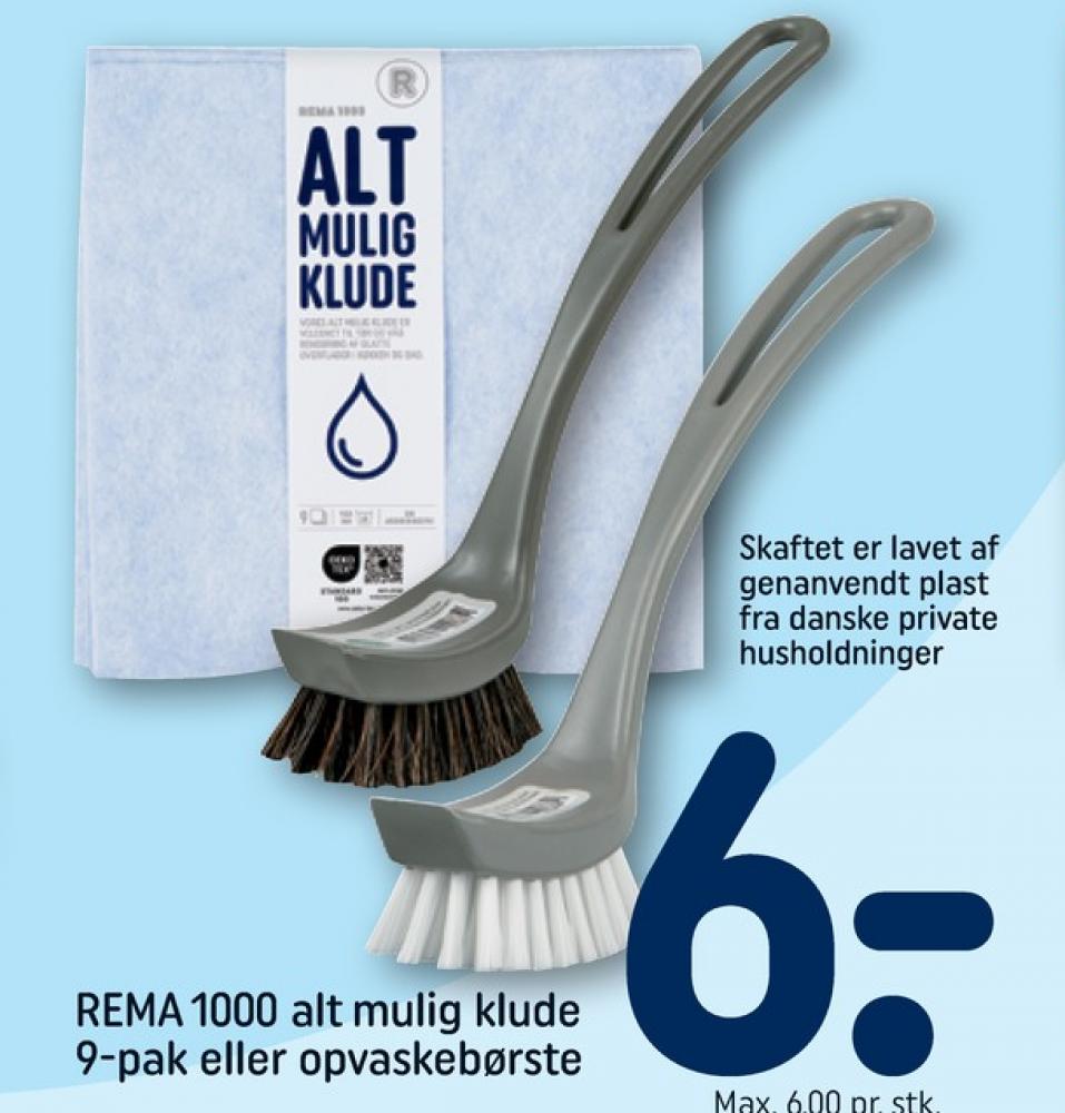 Rema 1000, Klude