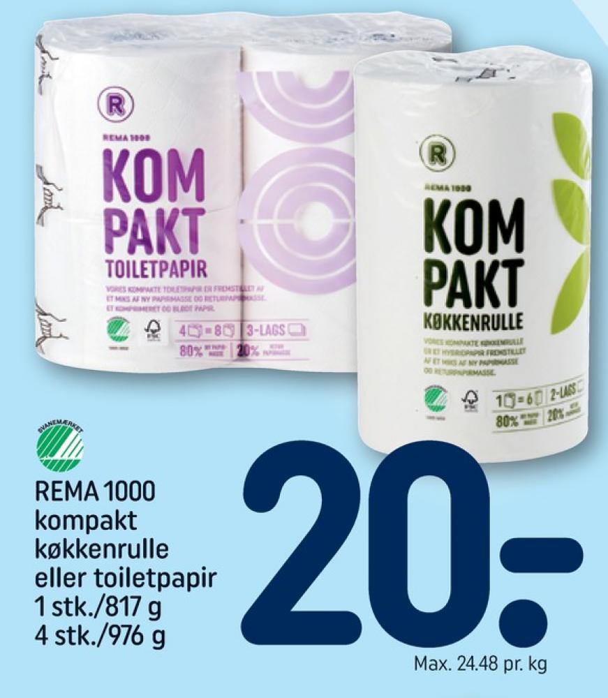Rema 1000, Toiletpapir