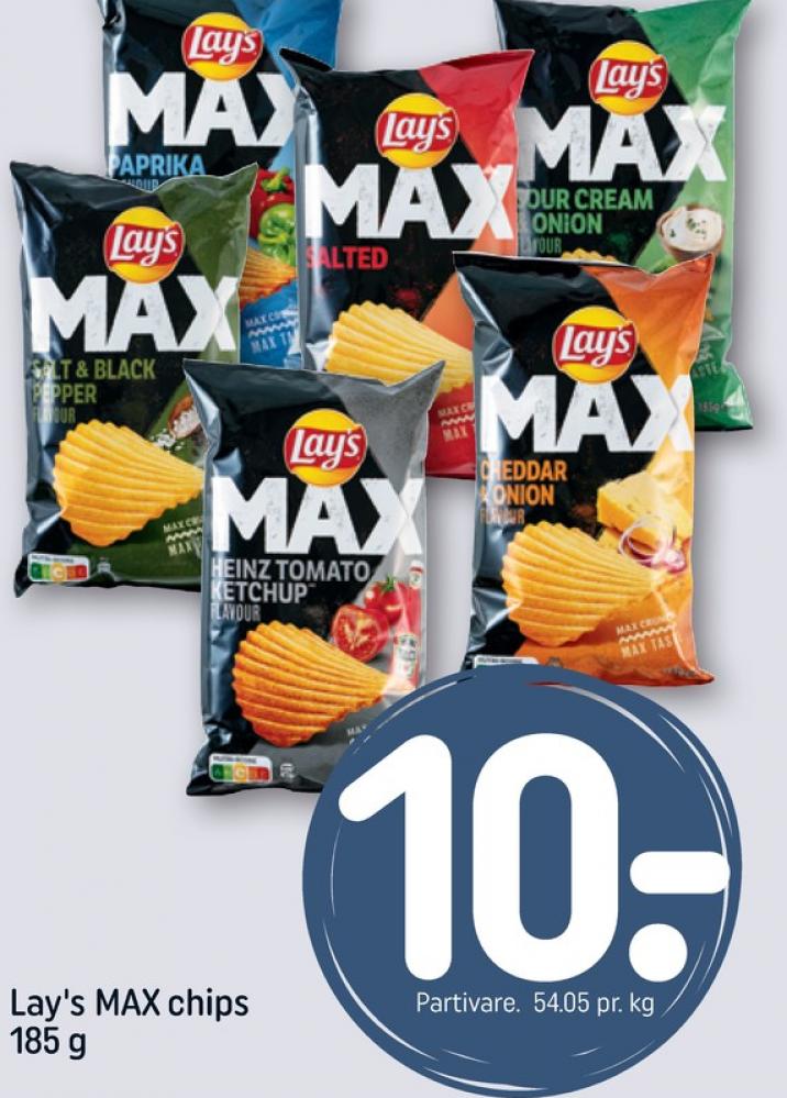 Lays Max, Heinz Tomato Ketchup Chips