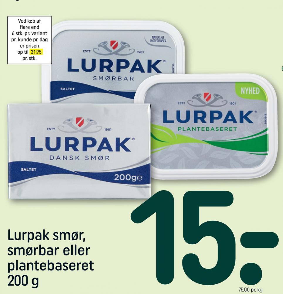 Lurpak, Smørbar