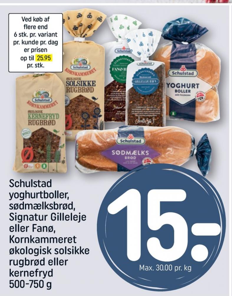 Schulstad Signaturbrød Fanøbrød, Rugbrødsskiver