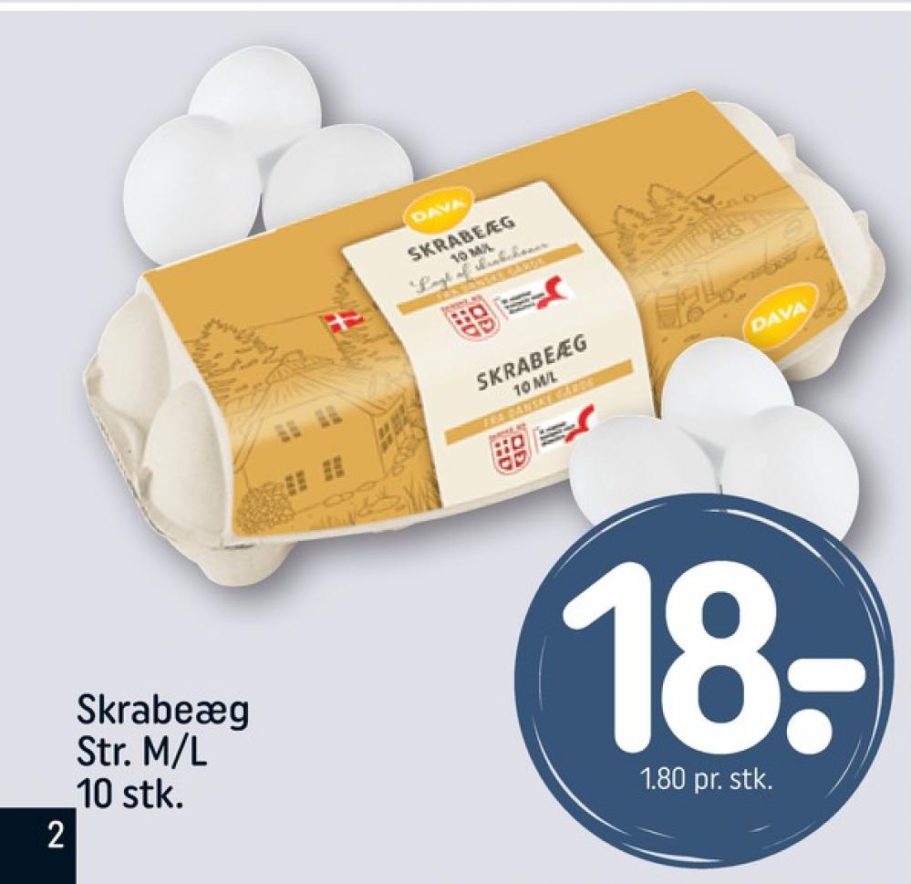 DAVA Foods, Skrabeæg M/L