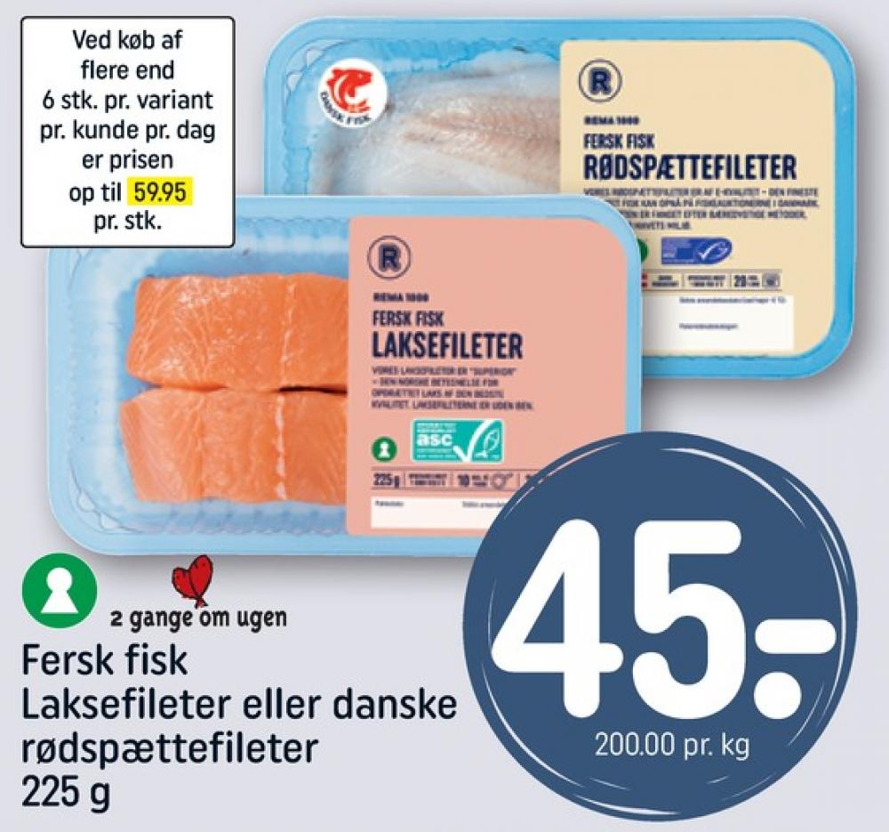 Rema 1000, Laksefilet