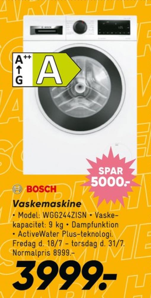 Bosch, Vaskemaskine